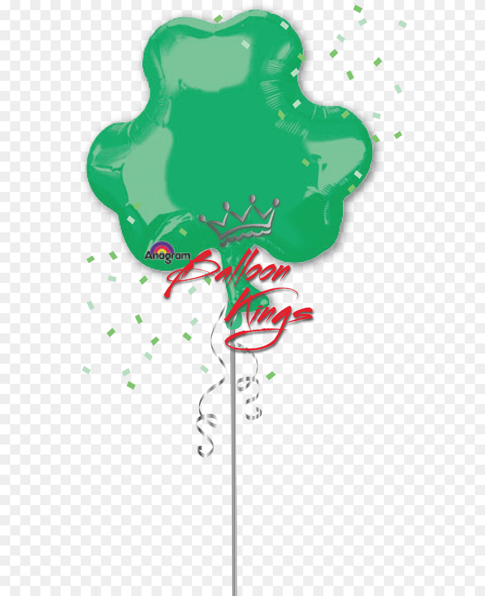 Shamrock St Patrick39s Day Balloon Green Shamrock, Food, Sweets, Candy, Person Free Png Download