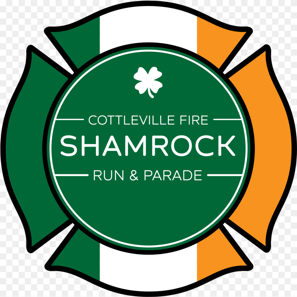 Shamrocklogo Cottleville Shamrock Run, Logo, Badge, Symbol, Recycling Symbol Free Png Download