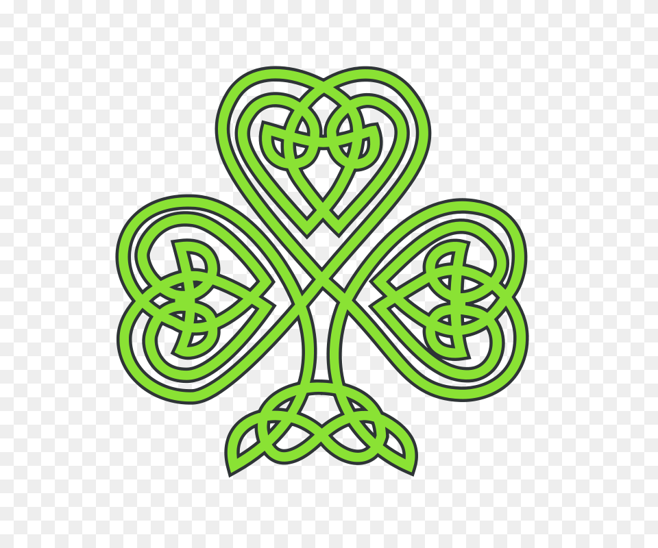 Shamrocks And Four Leaf Clovers St Patrick Day Celtic, Pattern, Dynamite, Weapon, Symbol Png Image