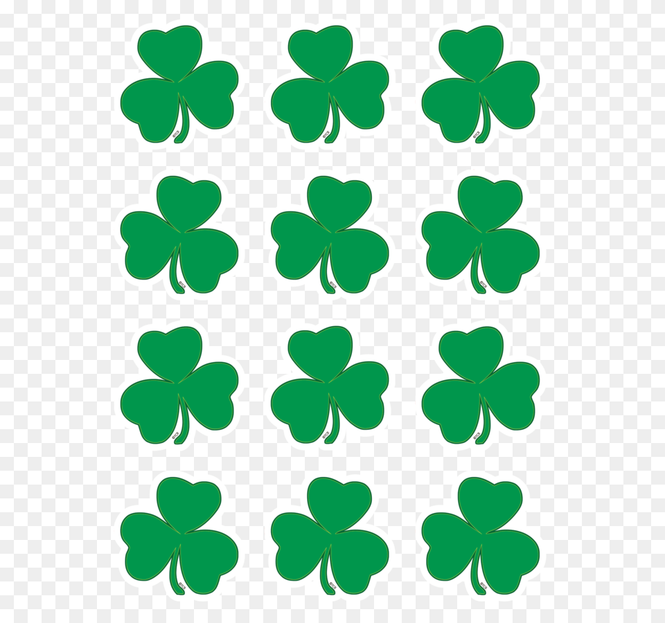 Shamrocks Mini Accents, Pattern, Flower, Plant Free Png