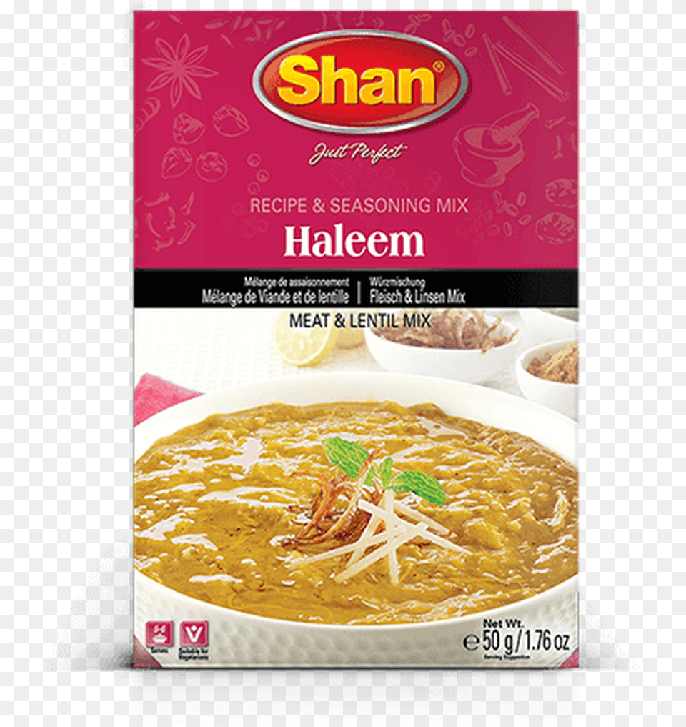 Shan Haleem Masala Mix, Curry, Dish, Food, Meal Free Transparent Png