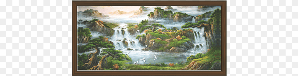 Shan Shui, Outdoors, Water, Nature, Stream Free Png Download