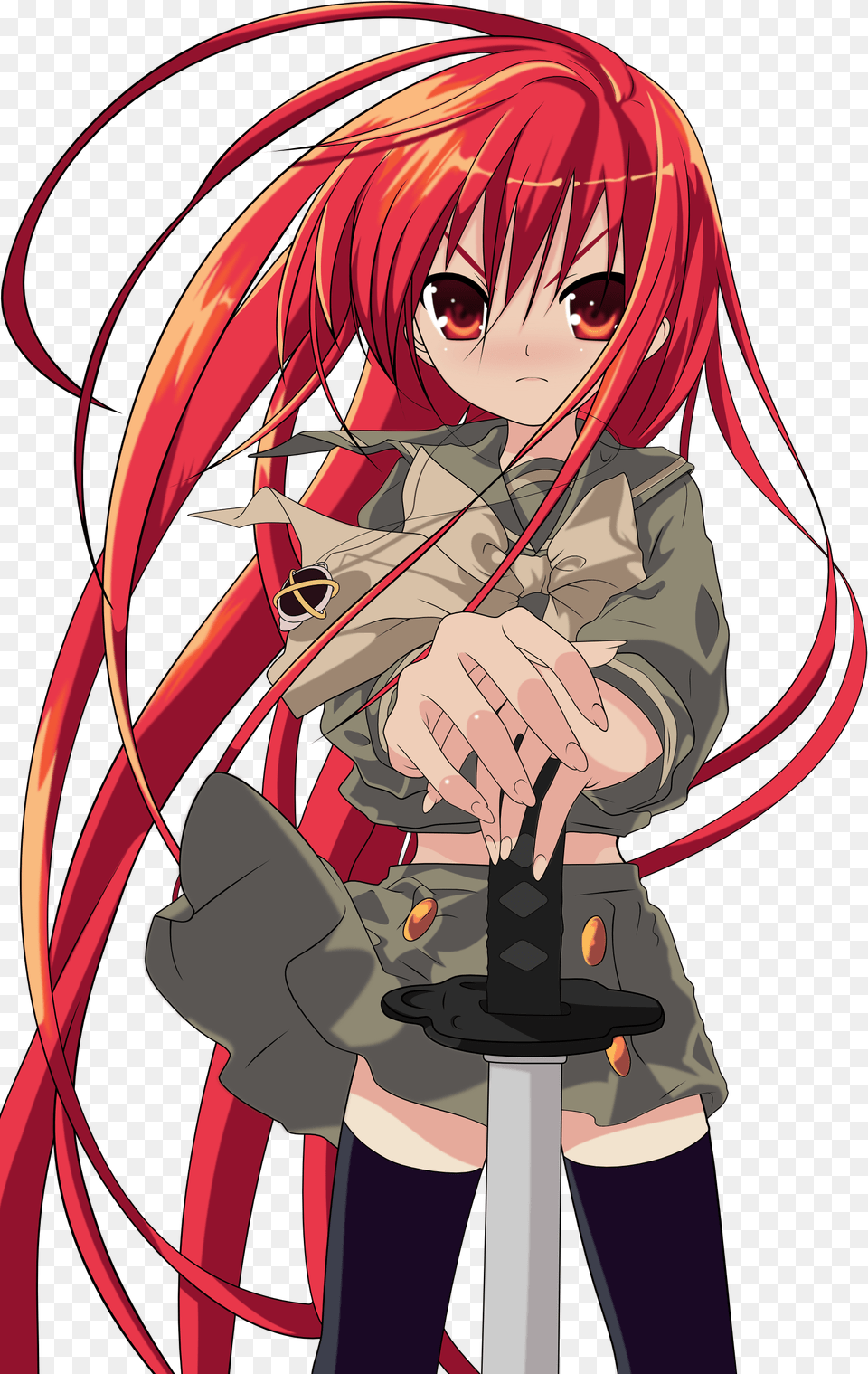 Shana No Shakugan Shakugan No Shana Shana, Book, Comics, Publication, Person Png Image