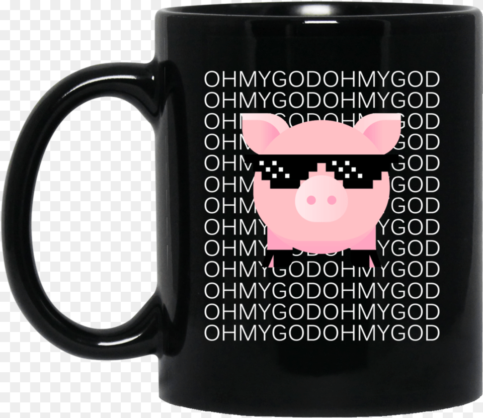 Shane Dawson Oh My God Pig Mugs Bm11oz 11 Oz, Cup, Beverage, Coffee, Coffee Cup Free Png Download