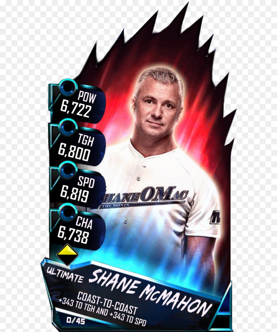 Shane Mcmahon Wwe Supercard Portrait Pack, Advertisement, Poster, Adult, Person Free Png Download