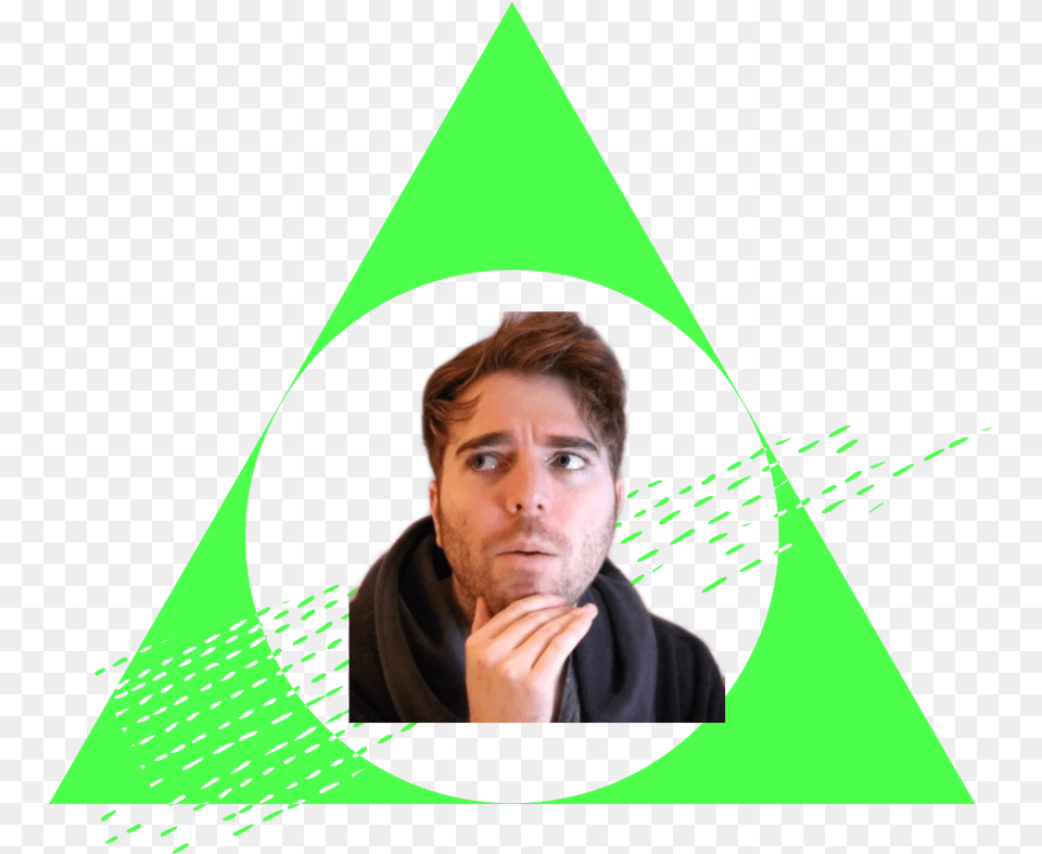 Shanedawson Illuminati Triangle, Adult, Male, Man, Person Free Transparent Png