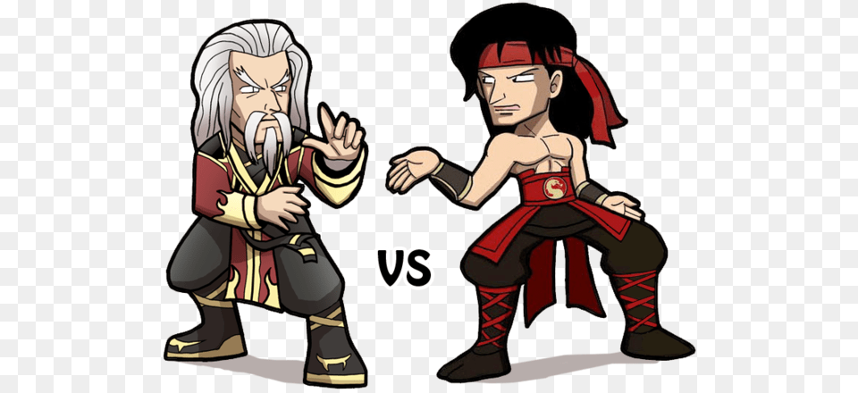 Shang Tsung Vs Liu Kang By Sandikarakhim Liu Kang Vs Shang Tsung, Publication, Book, Comics, Adult Free Transparent Png