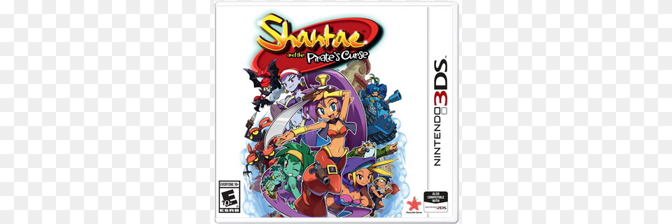 Shantae And The Pirate39s Curse Shantae And The Pirate39s Curse Nintendo, Book, Comics, Publication, Food Free Transparent Png