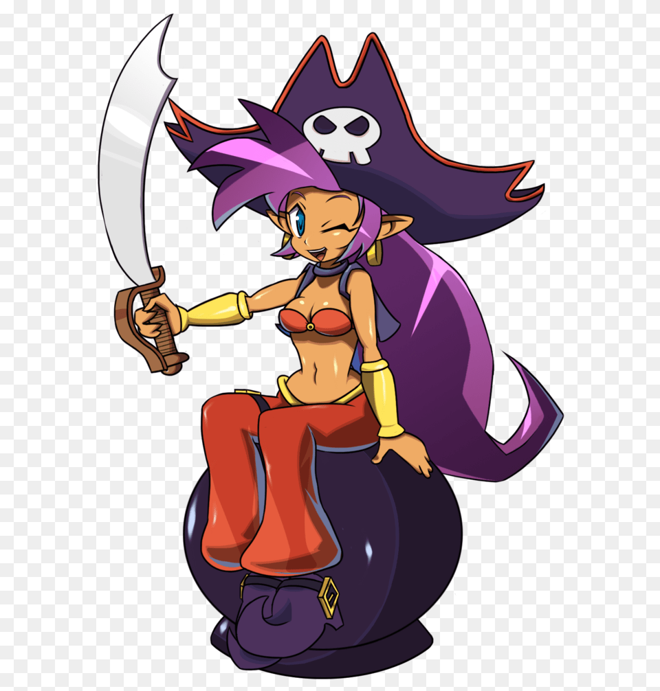 Shantae And The Pirates Loot, Book, Comics, Publication, Person Free Png Download