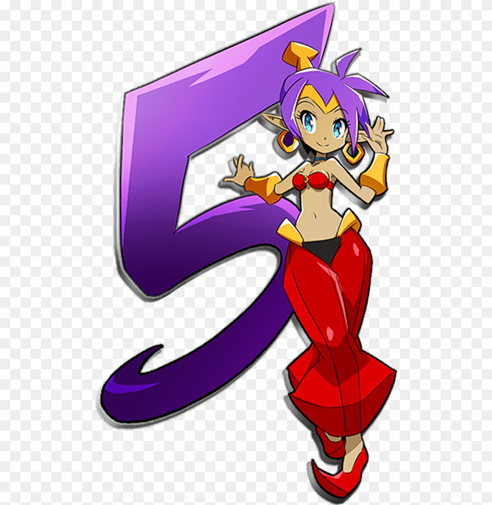 Shantae And The Seven Sirens, Book, Comics, Publication, Purple Free Png Download