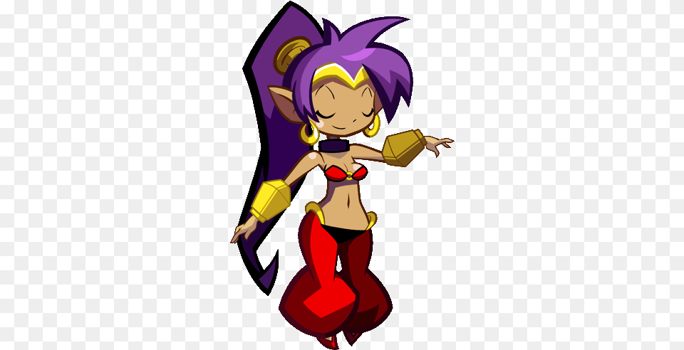 Shantae Anime Amino Shantae Dancing, Book, Comics, Publication, Person Png Image