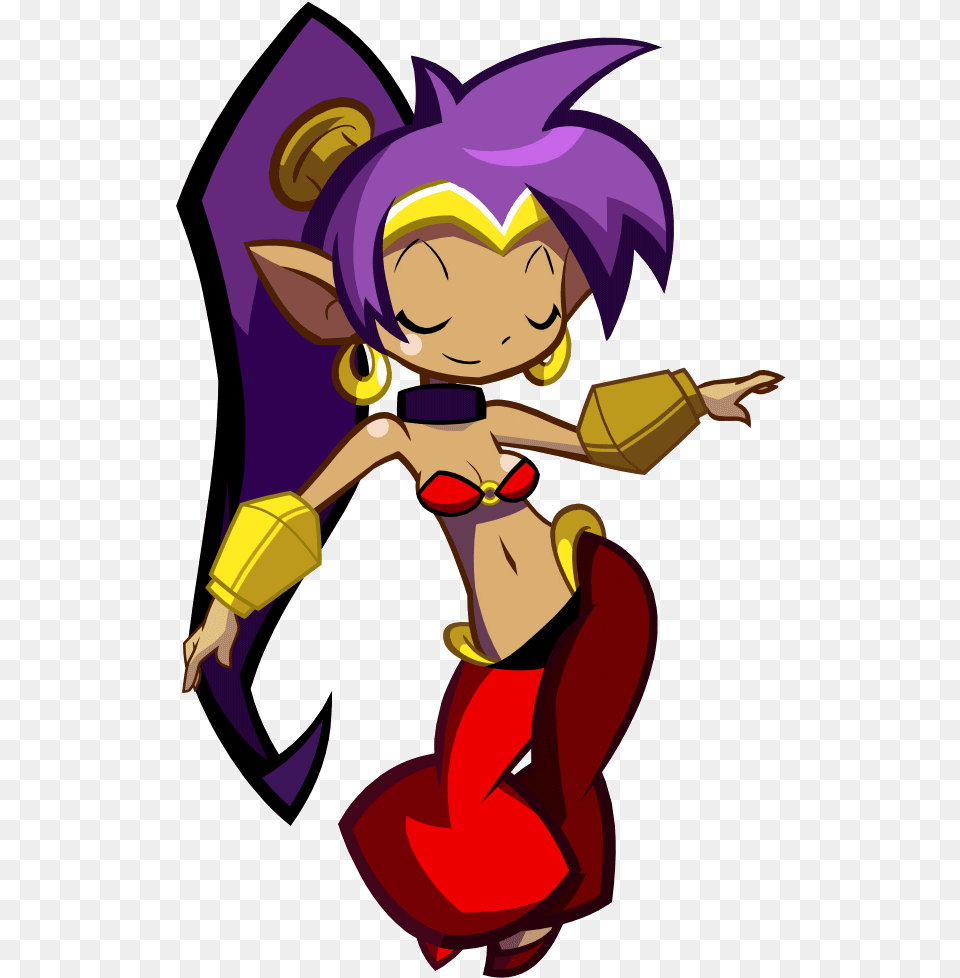 Shantae Bellydance Discord Emoji Shantae Dance, Book, Comics, Publication, Baby Free Png
