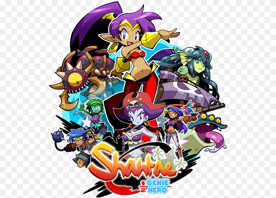 Shantae Half Genie Hero Switch, Book, Comics, Publication, Art Png