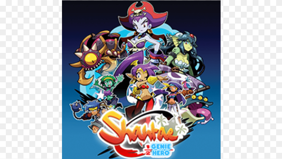 Shantae Half Genie Hero Switch, Art, Book, Comics, Graphics Free Png