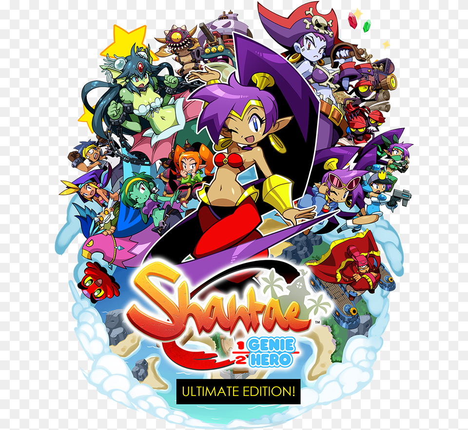 Shantae Half Genie Hero Ultimate Edition, Book, Comics, Publication, Baby Free Png