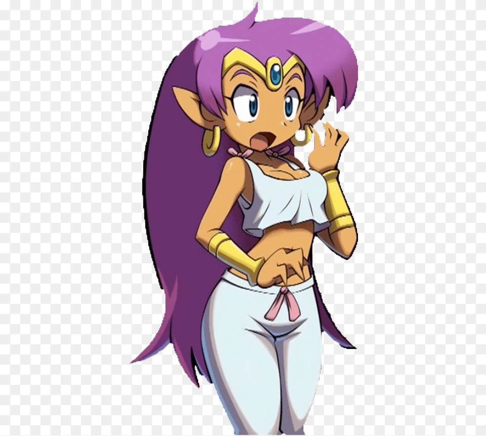 Shantae In Her Pj39s Is Such A Fuckin39 Moodpic Shantae And The Pirates Curse Shantae, Book, Comics, Publication, Manga Free Png Download