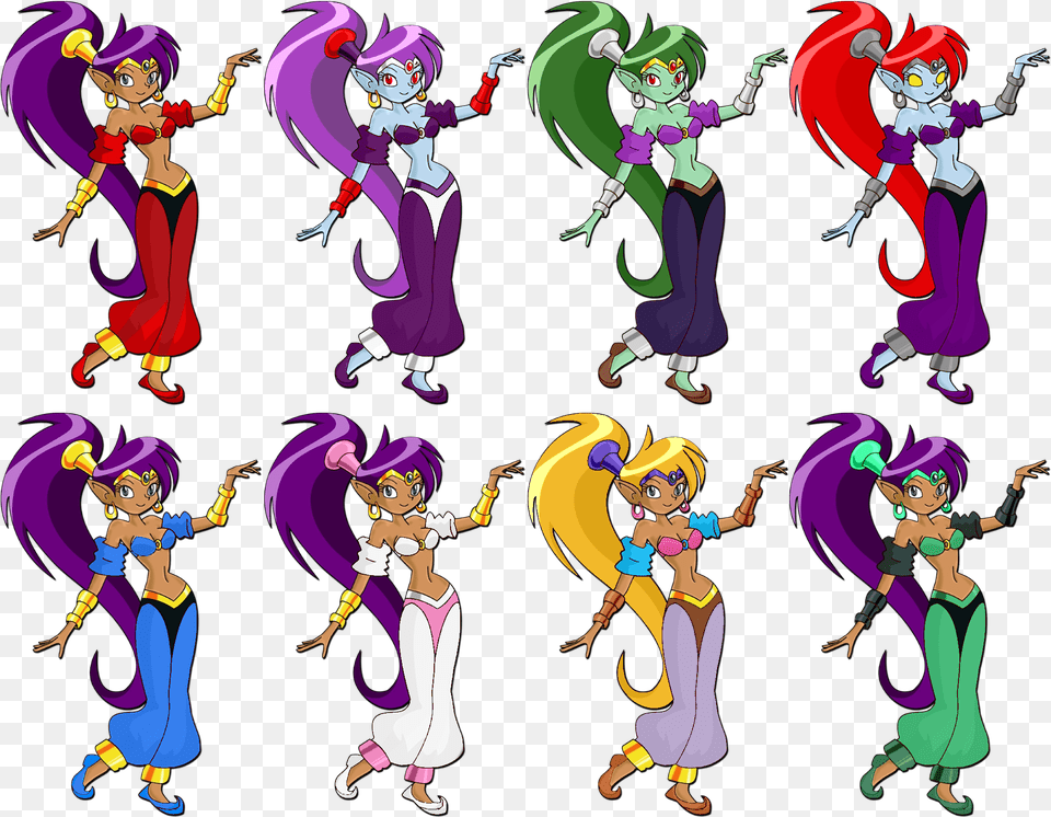 Shantae Smash Bros Colors, Book, Publication, Comics, Purple Free Transparent Png