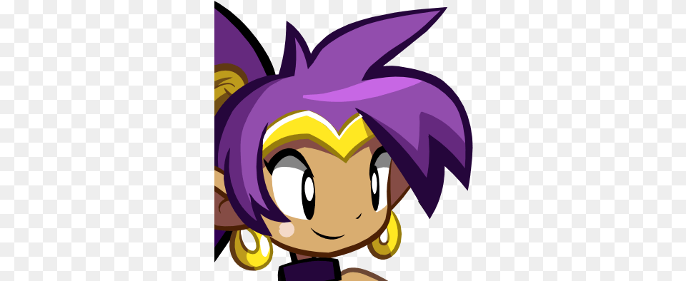 Shantae Was Already In A Fighting Game I Had No Idea Shantae Half Genie Hero Beach Costume, Book, Comics, Publication, Purple Png
