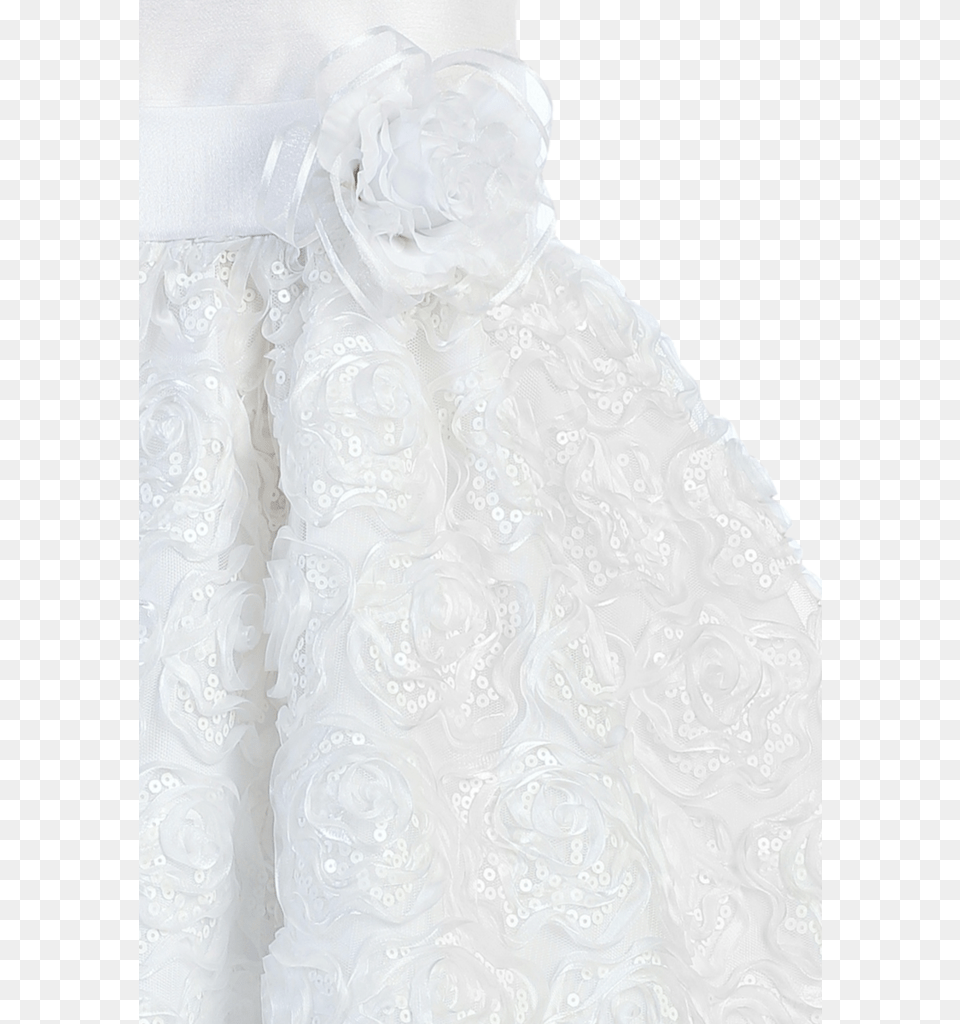 Shantung Girls Communion Dress W Gown, Clothing, Formal Wear, Wedding, Person Free Transparent Png