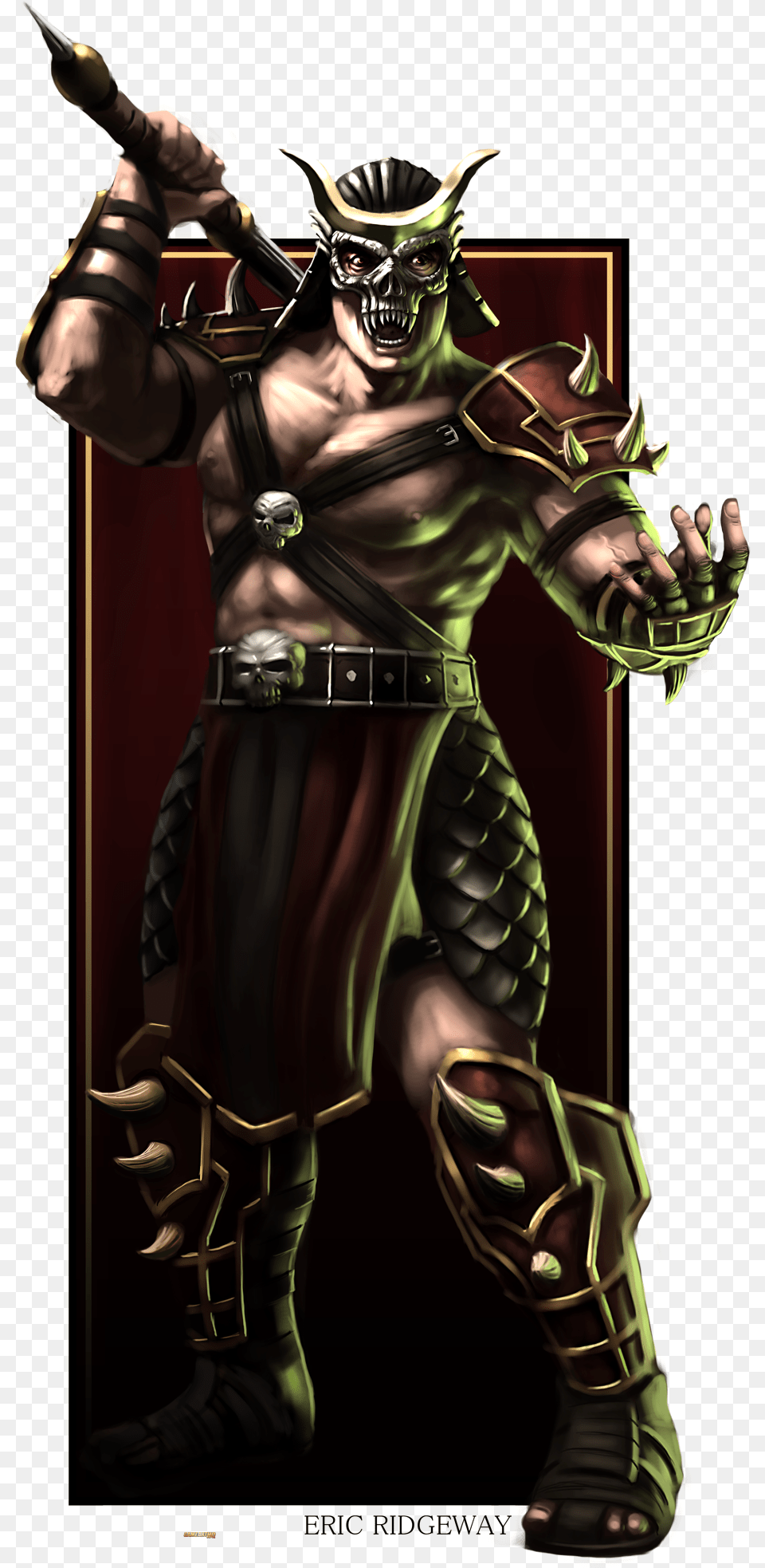 Shao Kahn Mortal Kombat Mk Shao Kahn Art, Adult, Male, Man, Person Free Png