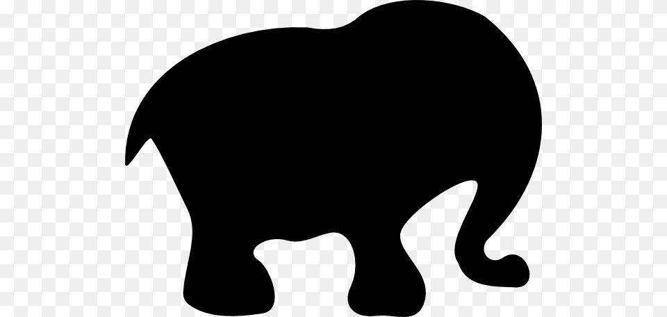 Shaow Clipart Cute, Silhouette, Animal, Bear, Elephant Png