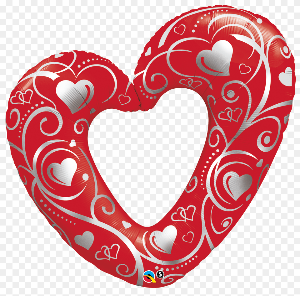 Shape Foil Hearts Filigree Red Sw, Heart, Pattern, Food, Ketchup Png Image