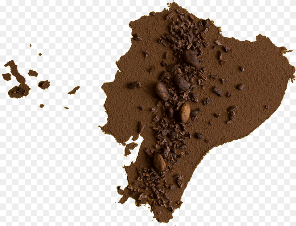 Shape Of Ecuador, Cocoa, Dessert, Food, Soil Free Transparent Png