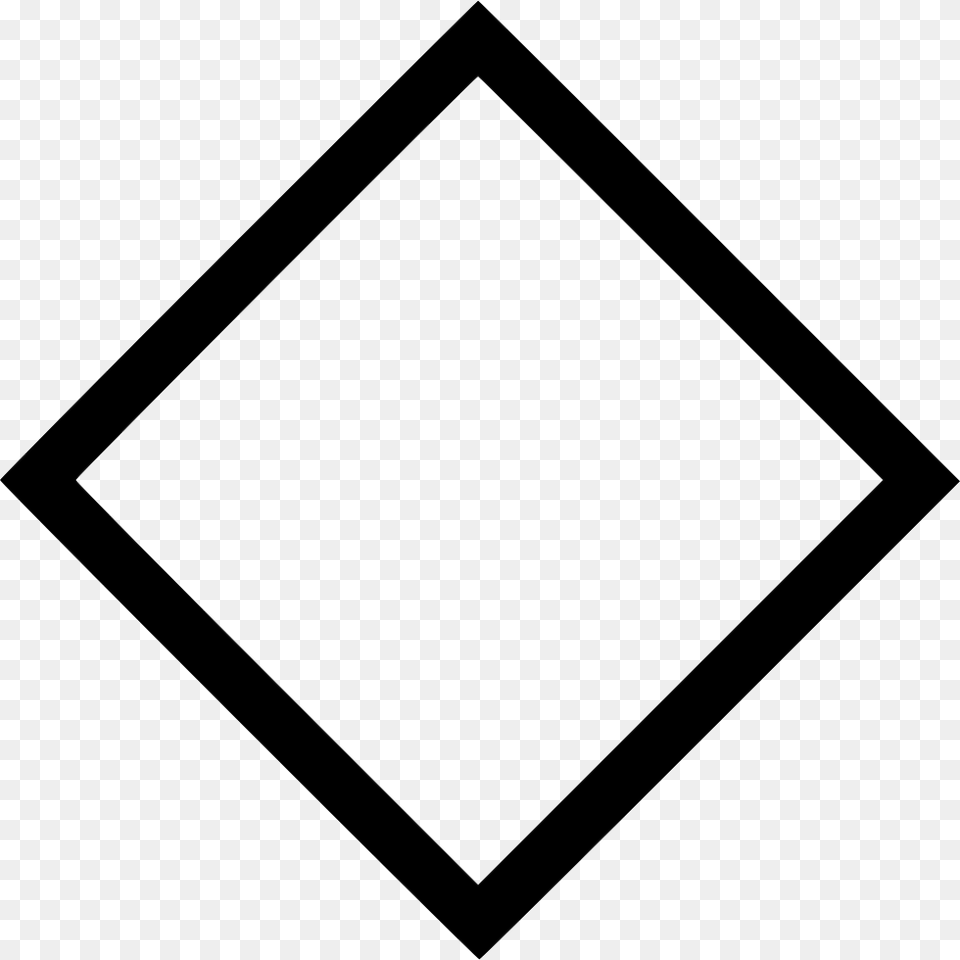 Shape Rhombus Icon Blackboard Free Png Download