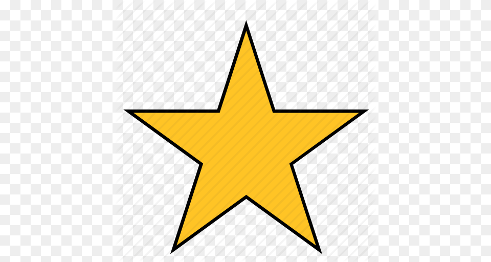 Shape Star Yellow Icon, Star Symbol, Symbol Png