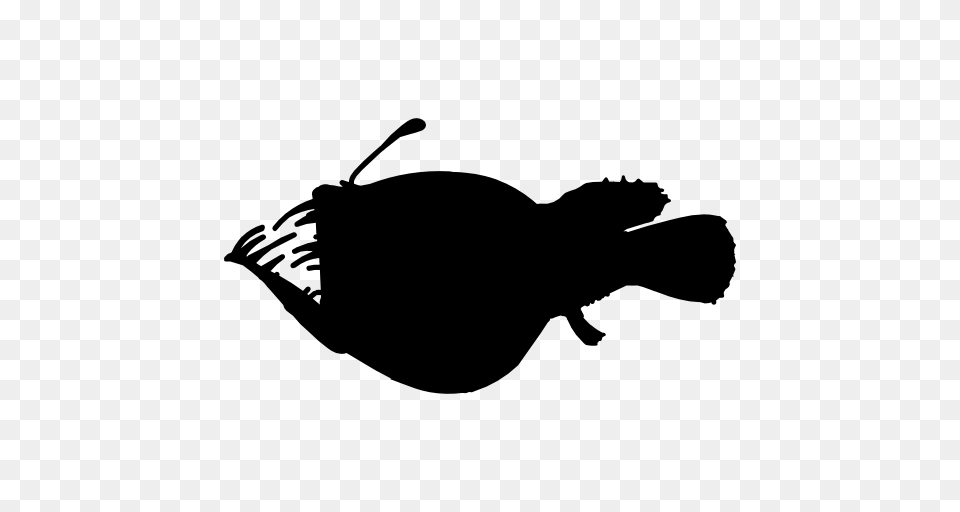 Shapes Anglerfish Shape Silhouettes Silhouette Animals, Gray Png