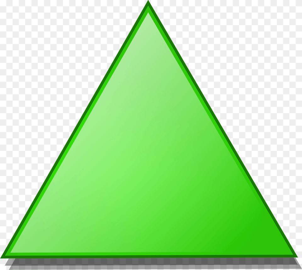 Shapes Clipart, Triangle, Green Free Png Download