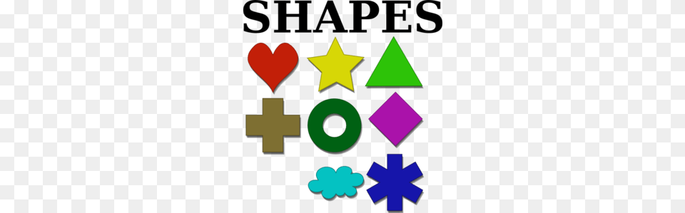 Shapes Clipart Different Shape, Symbol, Star Symbol Png Image