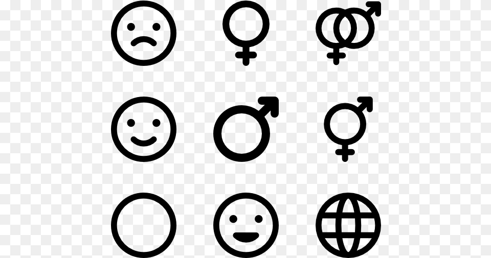 Shapes Sex Icon Vector, Gray Free Png Download