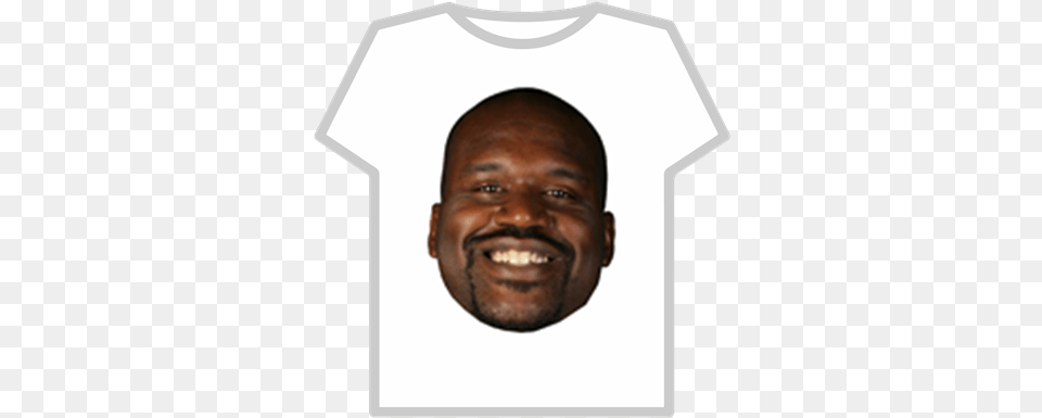 Shaq Cursed Roblox, T-shirt, Clothing, Face, Head Free Transparent Png