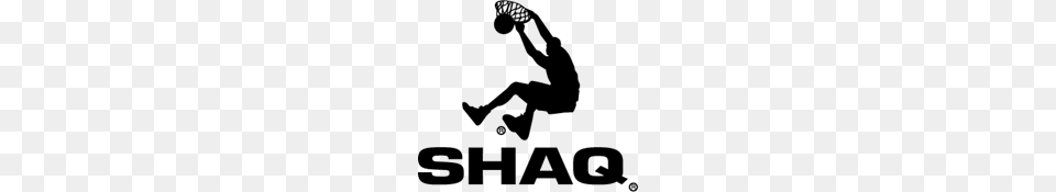 Shaq Dunkman Logo Vector, Gray Free Png Download
