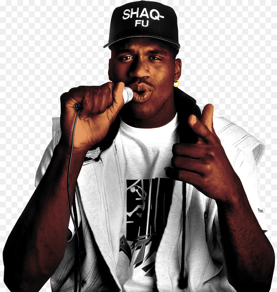 Shaq Rapping, T-shirt, Portrait, Photography, Person Free Transparent Png