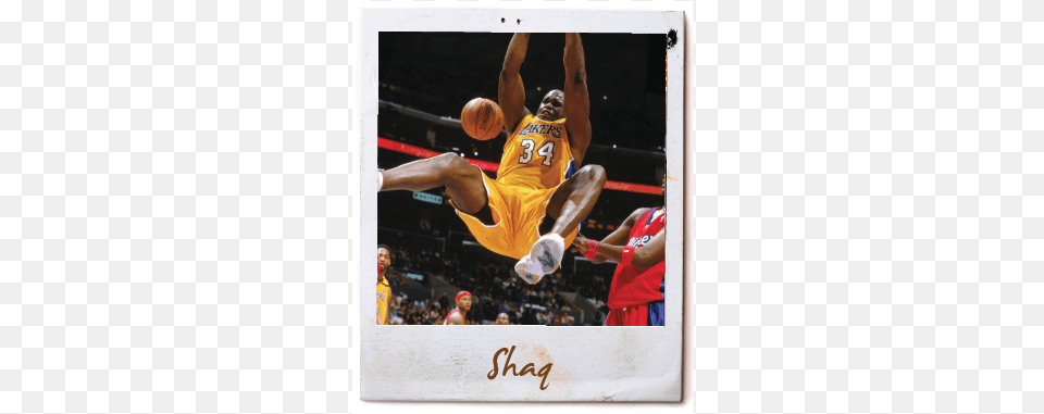 Shaq Shaq Shaquille O39neal Signed La Lakers 8x10 Photo, Sphere, Person, People, Adult Free Png Download