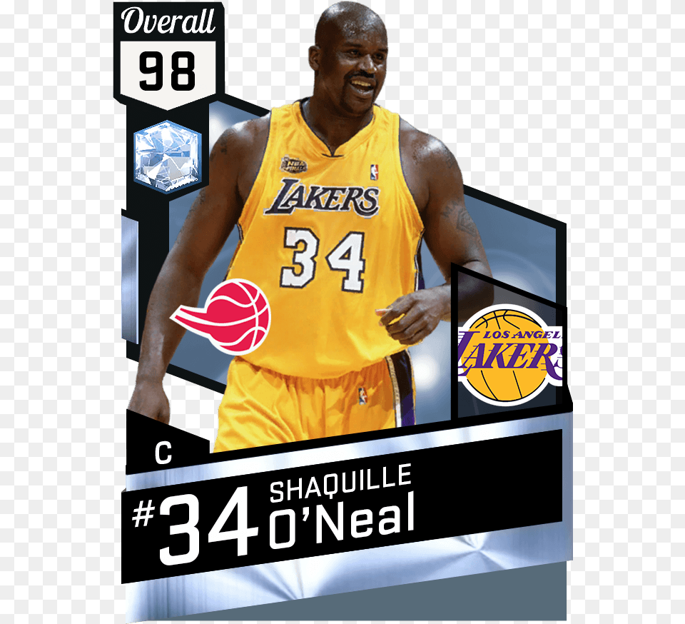 Shaquille O39neal Mike Conley In Nba, Advertisement, Poster, Adult, Person Png