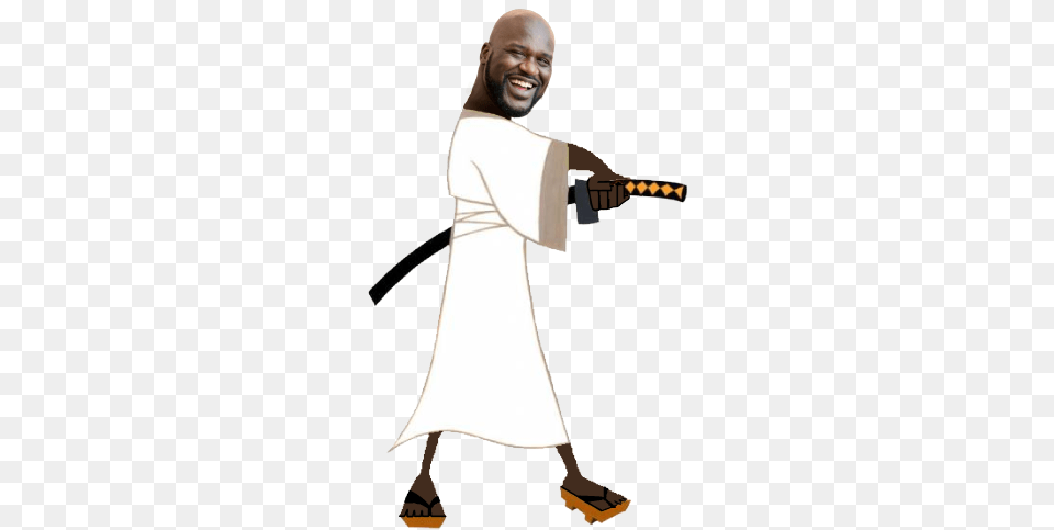 Shaquille O39neal Shaq Fu Samurai Jack Standing Joint Samurai Jack, Adult, Male, Man, Person Free Transparent Png