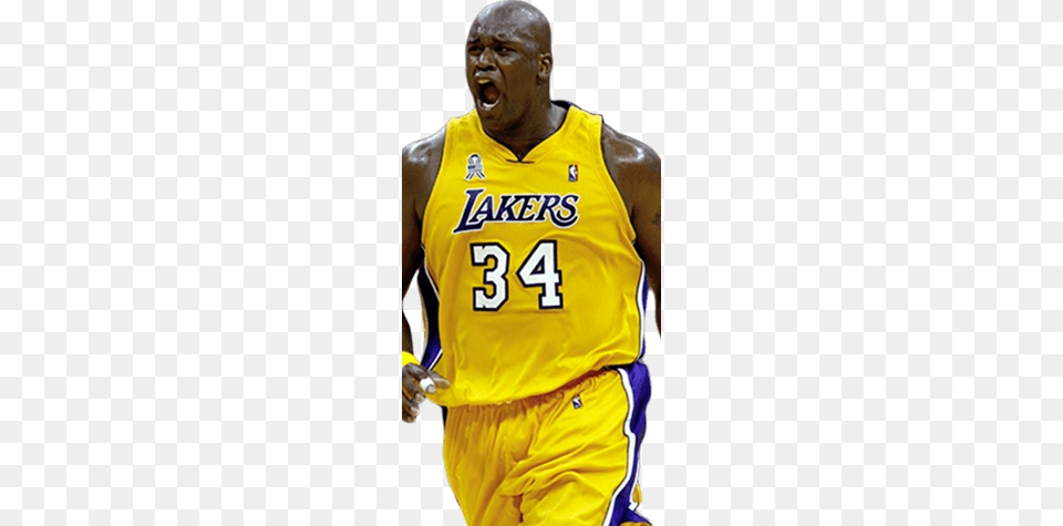 Shaquille Oneal, Clothing, Shirt, Face, Head Free Transparent Png