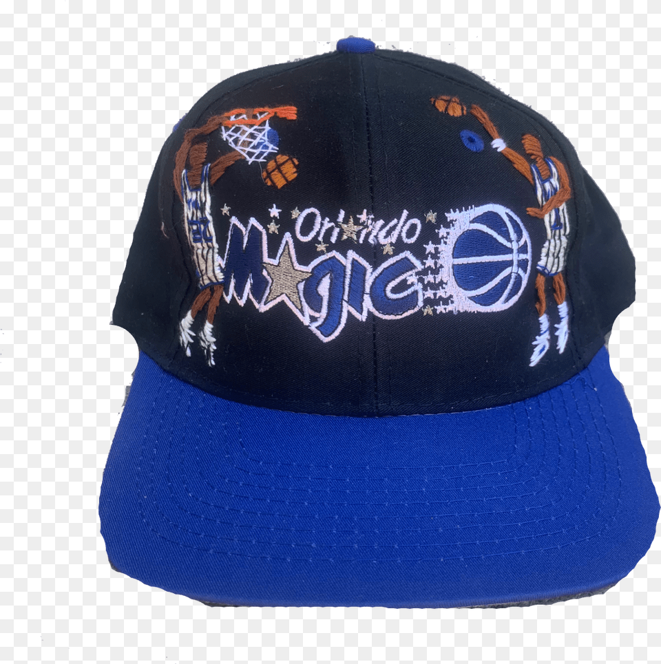 Shaquille Ou0027neal And Penny Hardaway Vintage Orlando Magic Hat For Baseball, Baseball Cap, Cap, Clothing Png