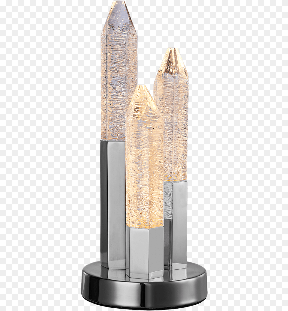 Shard 3 Light Table Trophy, Crystal, Mineral, Quartz, Lamp Free Png Download
