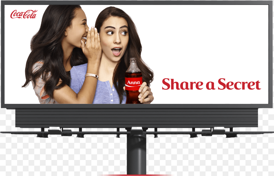 Share A Coke Kasey Moore Art Directorgraphic Designer Billboard, Hardware, Advertisement, Computer Hardware, Electronics Png Image