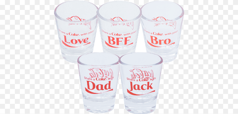 Share A Coke Shot Glass, Cup, Beverage Free Transparent Png