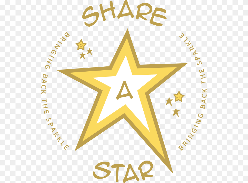 Share A Star Emblem, Star Symbol, Symbol Png Image