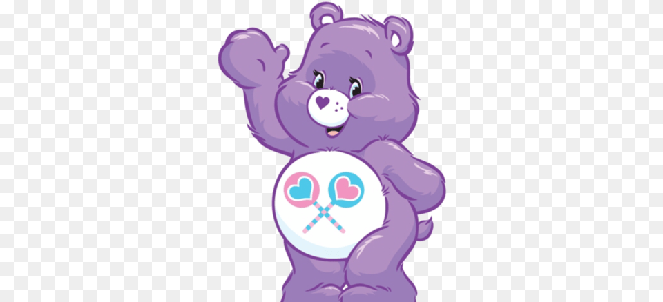 Share Bear Share Bear Care Bear, Purple, Toy, Teddy Bear, Animal Free Png