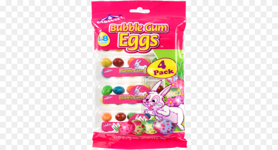 Share Carousel Bubble Gum Eggs 12 Pieces 088 Oz, Food, Sweets, Candy, Ketchup Png