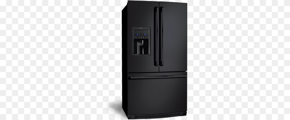 Share Electrolux Fridge Black, Appliance, Device, Electrical Device, Refrigerator Free Transparent Png