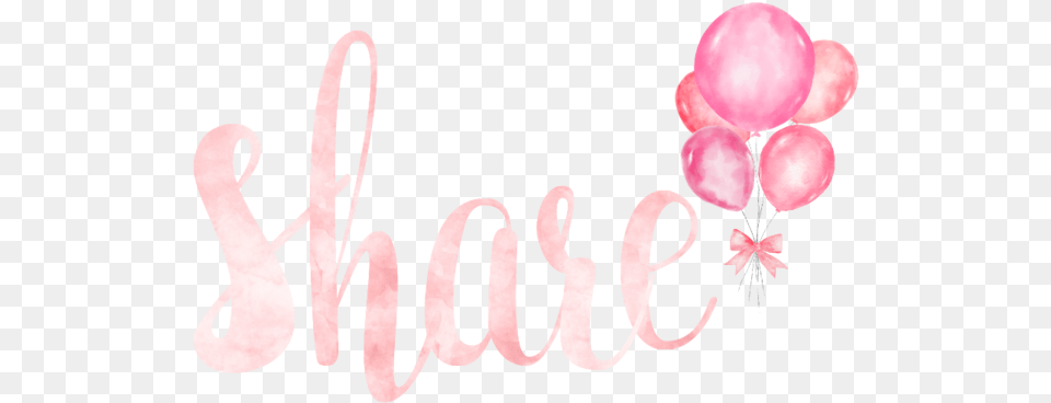 Share Mc12 Share Pink, Balloon Png