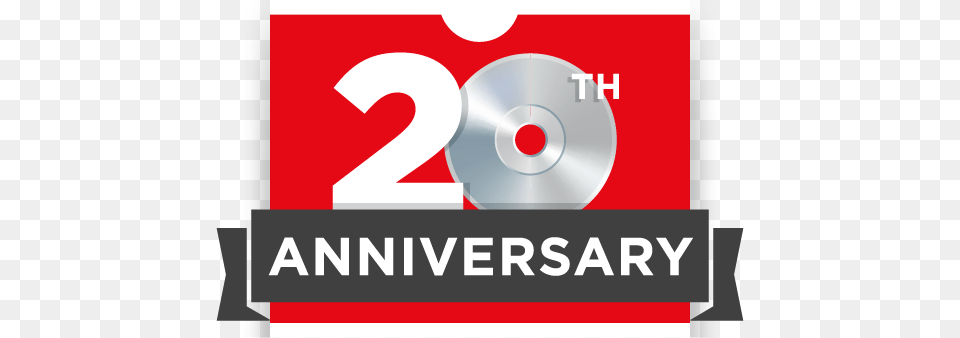 Share Netflix 20 Year Anniversary, Disk, Dvd Free Png
